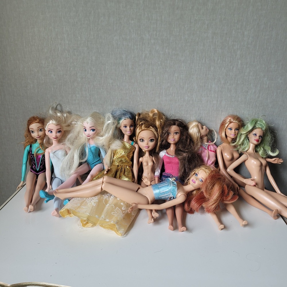 Vintage &‎ Modern Doll Parts Lot for Repair Crafting Upcycling Projects As-Is